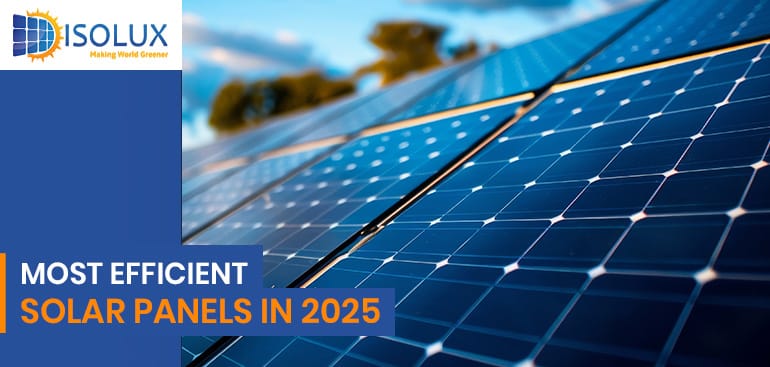 Most efficient solar panels in 2025