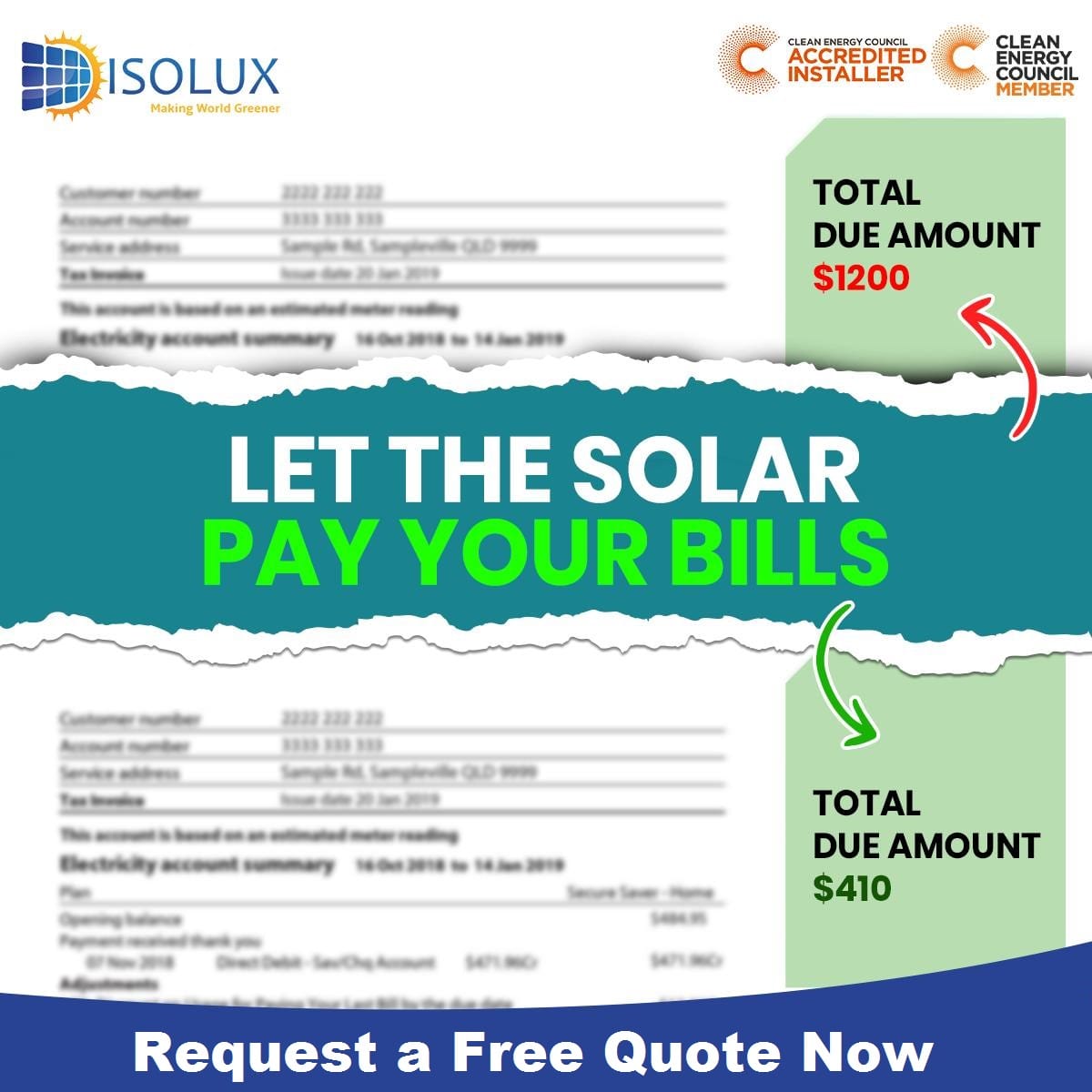 solar pay your bills