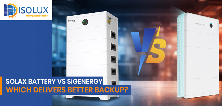 Solax Battery vs Sigenergy